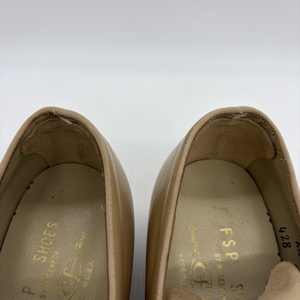 Vtg FSP Shoes Musebeck Womens 6.5 C/A Oxford Pumps Comfort Flex Taupe Leather US - Picture 11 of 11